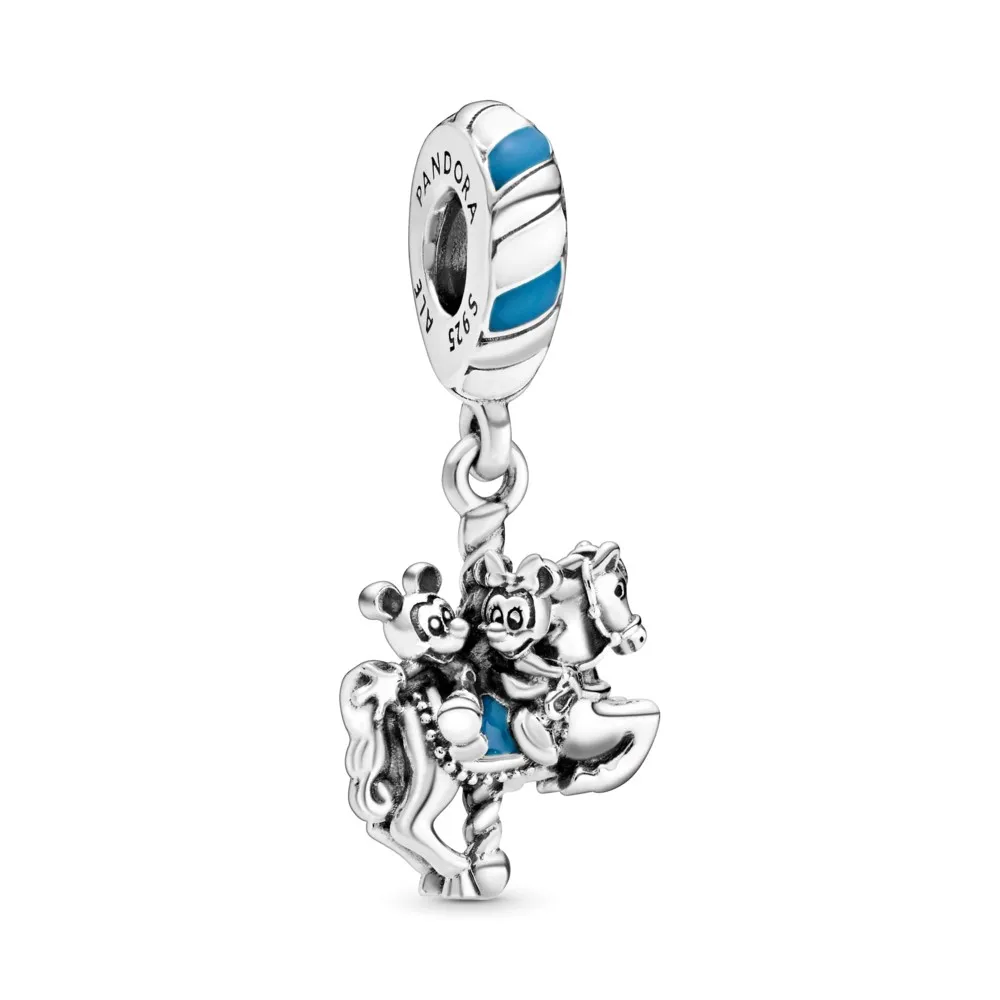 Pandora disney parks mickey minnie karusell dingle sjarm - 798900C01