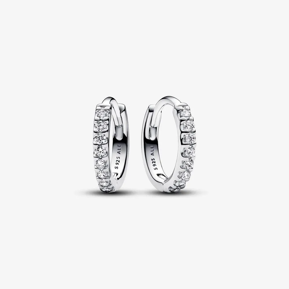 Pandora Funklende Huggie Øreringer - 293015C01