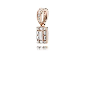 (bilde for) Ice cube PANDORA Rose pendant with clear cubic zirconia - 387543CZ