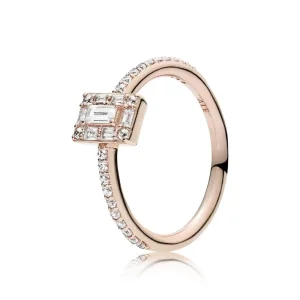 (bilde for) Ice cube PANDORA Rose ring with clear cubic zirconia - 187541CZ