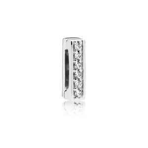 (bilde for) PANDORA Reflexions sølv clips sjarm med klar cubic zirconia - 797633CZ