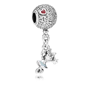 (bilde for) Butterfly Pandora Shine anheng med klare cubic zirconia - 797171CZ