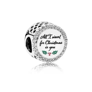 PANDORA All I Want for Christmas Charm, Clear CZ - ENG792016CZ_21 (bilde for) PANDORA All I Want for Christmas Charm, Clear CZ - ENG792016CZ_21