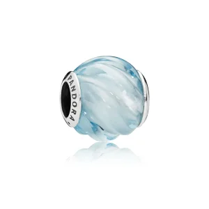 Pandora Blue Ripples Charm - 797098NAB (bilde for) Pandora Blue Ripples Charm - 797098NAB