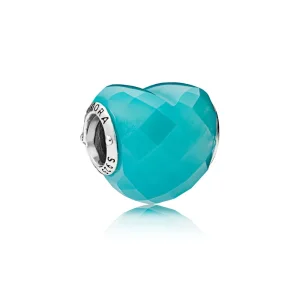 (bilde for) Pandora Blue Shape of Love Charm - 796563NSC