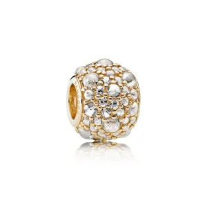(bilde for) Pandora Charm in 14k with clear cubic zirconia - 751000CZ
