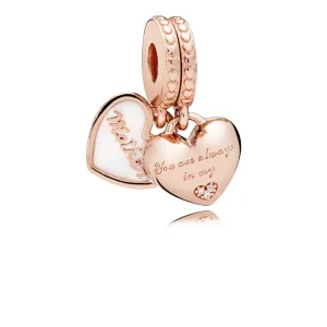 Pandora Du er alltid i mitt hjerte Delt Hengende Charm - 782072EN23 (bilde for) Pandora Du er alltid i mitt hjerte Delt Hengende Charm - 782072EN23