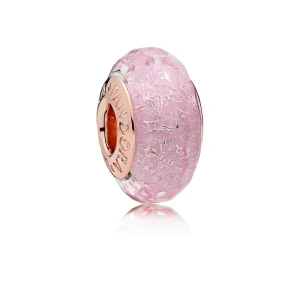 (bilde for) Pandora Fasettert Rosa Muranoglass Charm - 781650