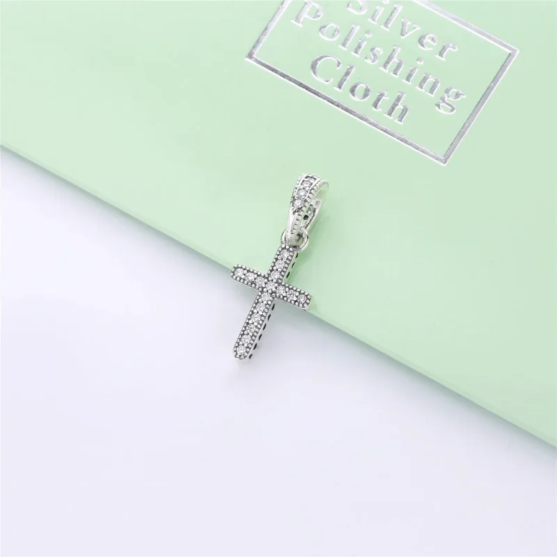 (bilde for) Pandora Funklende Kors Anheng - 397571CZ - Vis 2