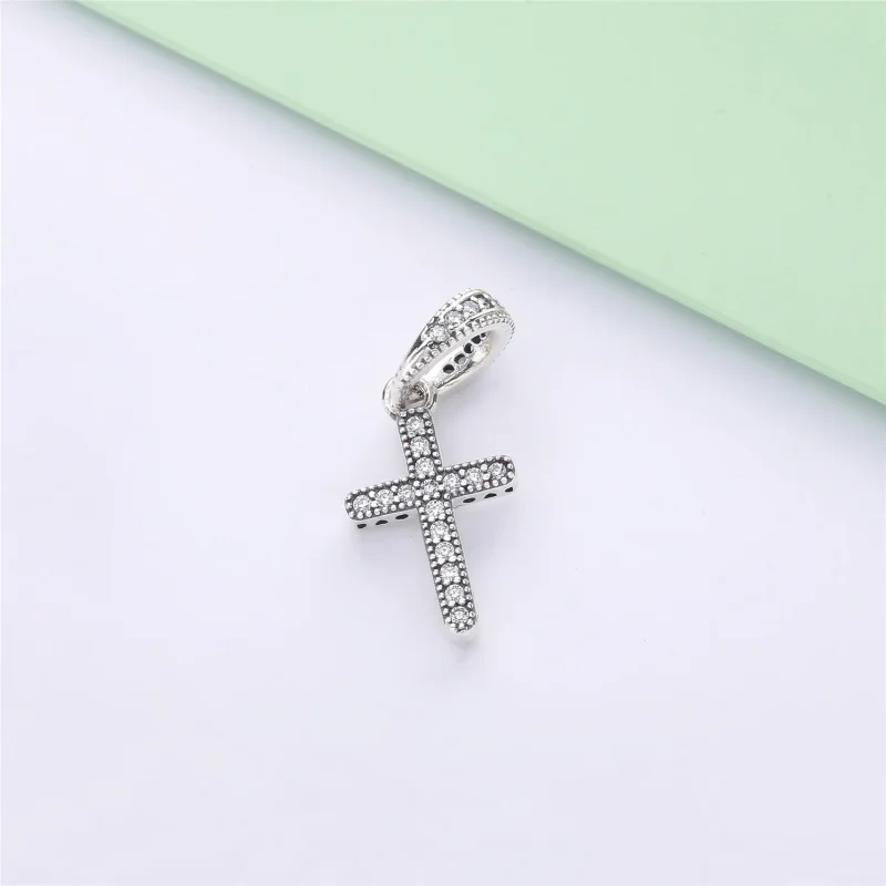 (bilde for) Pandora Funklende Kors Anheng - 397571CZ - Vis 3