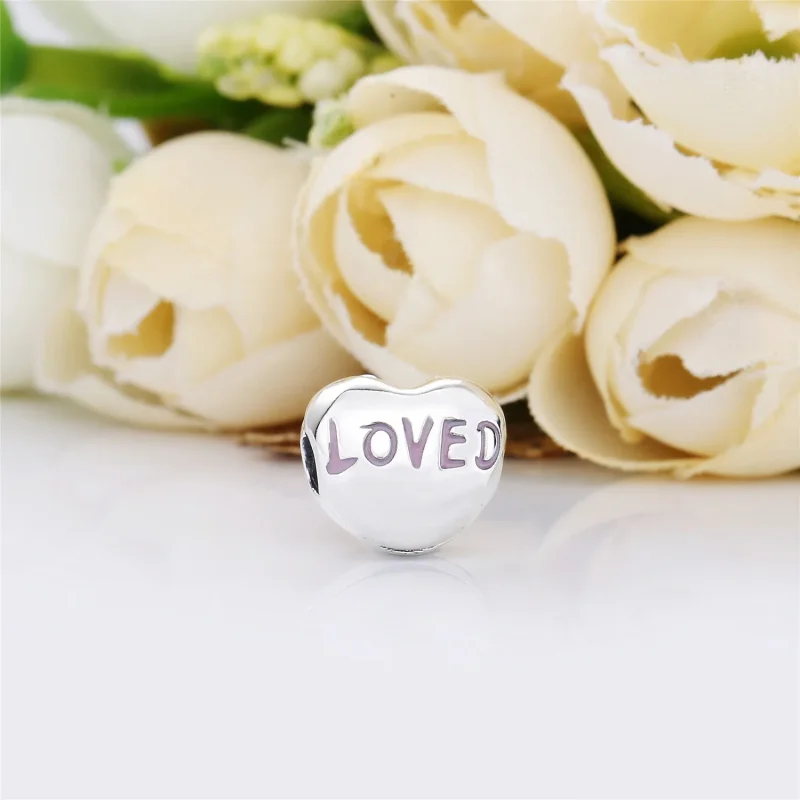 (bilde for) Pandora Heart silver clip with pink enamel - 797807EN124 - Vis 2