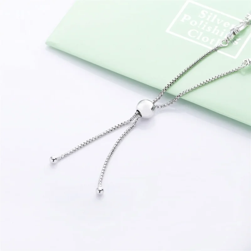 (bilde for) Pandora Ice cube silver bracelet with clear cubic zirconia - 597558CZ - Vis 3