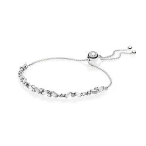 (bilde for) Pandora Ice cube silver bracelet with clear cubic zirconia - 597558CZ