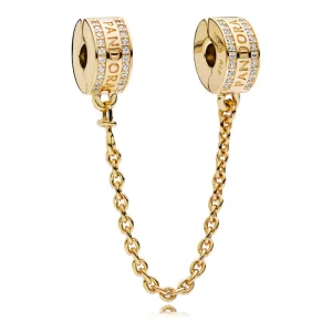 (bilde for) Pandora Logo Sikkerhetskjede Charm - 767027CZ