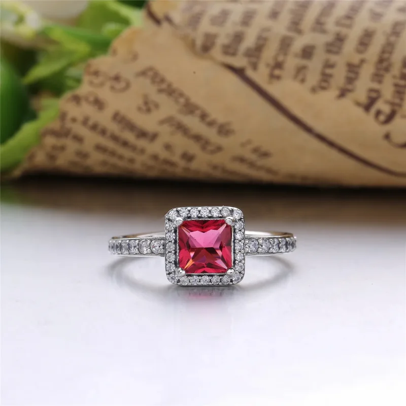 (bilde for) Pandora Red Timeless Elegance, ring - 190947SRU - Vis 2