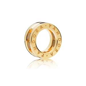 (bilde for) PANDORA Reflexions logo clip charm in PANDORA Shine - 767598