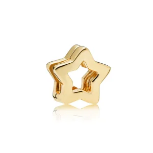 (bilde for) PANDORA Reflexions star clip charm in PANDORA Shine - 767544