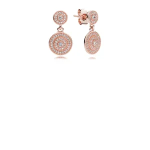 (bilde for) PANDORA Rose earrings with clear cubic zirconia - 280688CZ