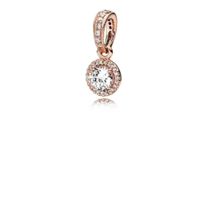 (bilde for) PANDORA Rose pendant with clear cubic zirconia - 380379CZ