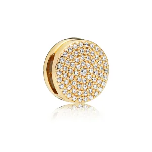 (bilde for) Pandora Rund Pavé Klemmecharm - 767583CZ