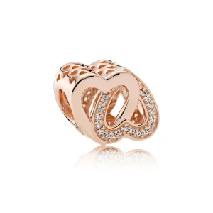 (bilde for) Pandora Sammenflettede Hjerter Charm - 781880CZ