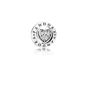 (bilde for) PANDORA Signature Heart Petite - 797048CZ