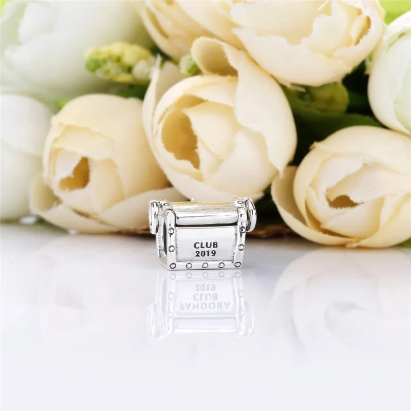 (bilde for) Treasure box PANDORA Rose and silver charm with 0,01 ct TW h/vs diamond - 787792 - Vis 3