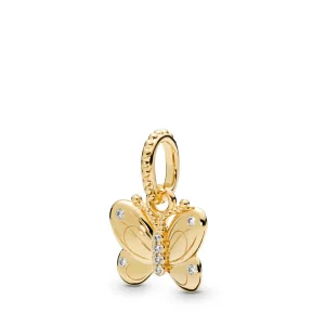 (bilde for) Butterfly Pandora Shine pendant with clear cubic zirconia - 367962CZ