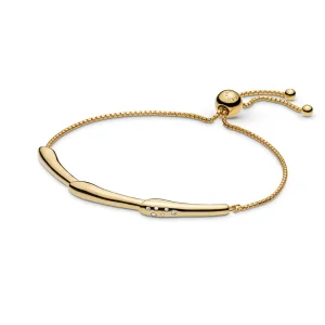 (bilde for) Flower stem PANDORA Shine bracelet with clear cubic zirconia and sliding clasp - 567917CZ