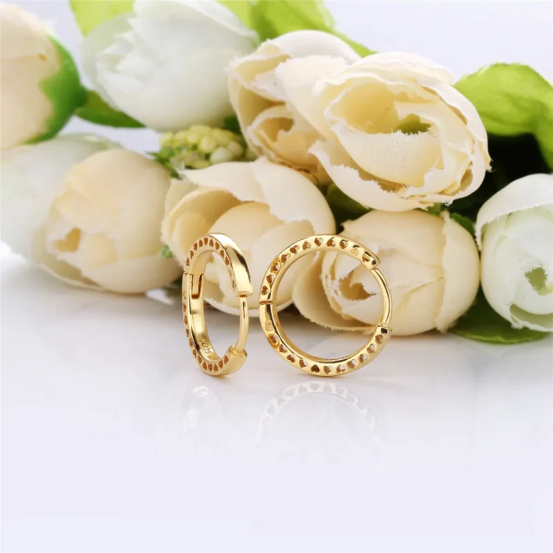(bilde for) Hearts of Pandora Hoop øredobber, Pandora Shine™ - 267939 - Vis 3