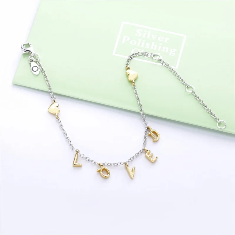 (bilde for) Loved PANDORA Shine and silver bracelet - 567804 - Vis 2