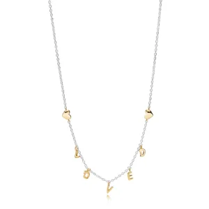 (bilde for) Loved PANDORA Shine and silver collier - 367818