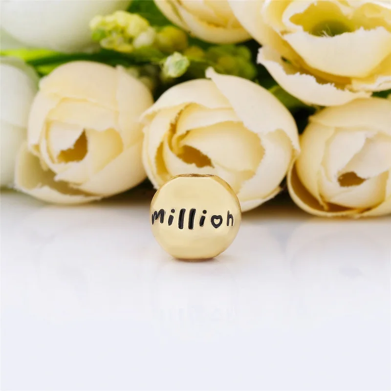 (bilde for) One in a million Pandora Shine charm with black enamel - 767775EN16 - Vis 3