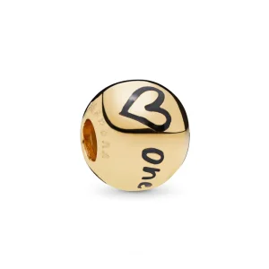 (bilde for) One in a million Pandora Shine charm with black enamel - 767775EN16