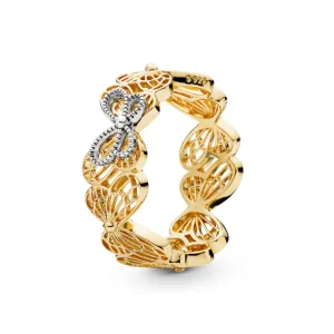 (bilde for) Openwork butterfly Pandora Shine and silver ring - 167947