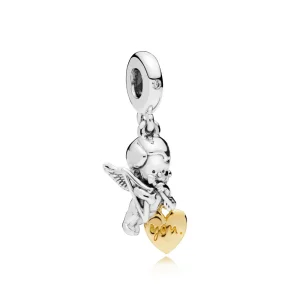 (bilde for) Pandora Amor og Ditt Hjerte Hengende Charm - 767796CZ