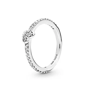 (bilde for) Pandora Butterfly silver ring with clear cubic zirconia - 197948CZ