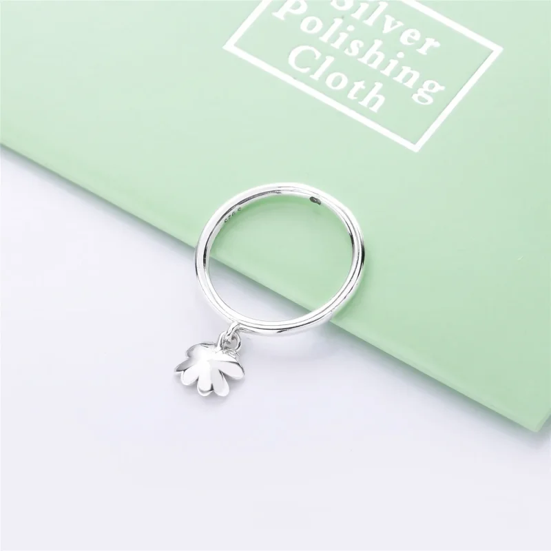 (bilde for) Pandora Dangling clover silver ring - 197938 - Vis 4