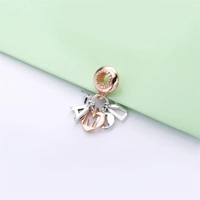 (bilde for) Pandora Familie Bokstaver Hengende Charm - 787785CZ - Vis 3