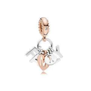 (bilde for) Pandora Familie Bokstaver Hengende Charm - 787785CZ