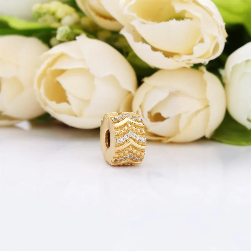 (bilde for) Pandora Funklende Ønskebein Klemmecharm - 767798CZ - Vis 2