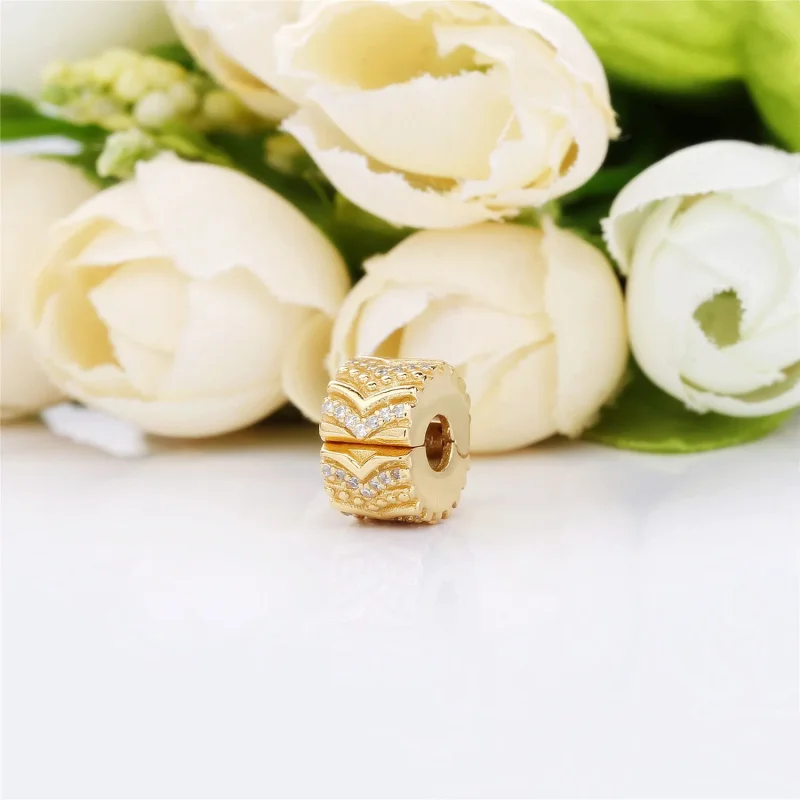 (bilde for) Pandora Funklende Ønskebein Klemmecharm - 767798CZ - Vis 3