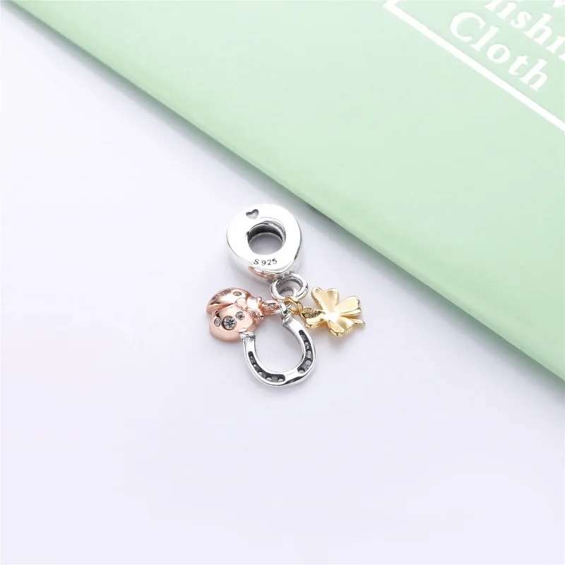 (bilde for) Pandora Hestesko, Kløver og Marihøne Hengende Charm - 797852CZ - Vis 2