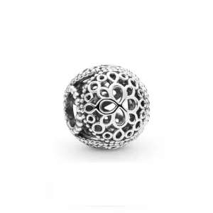 (bilde for) Pandora Openwork flower silver charm - 797853