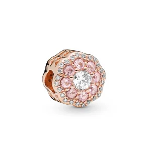 (bilde for) PANDORA Pink Sparkle Flower Charm - 787851NPM