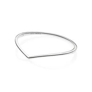 (bilde for) Pandora Wishbone silver bangle - 597791