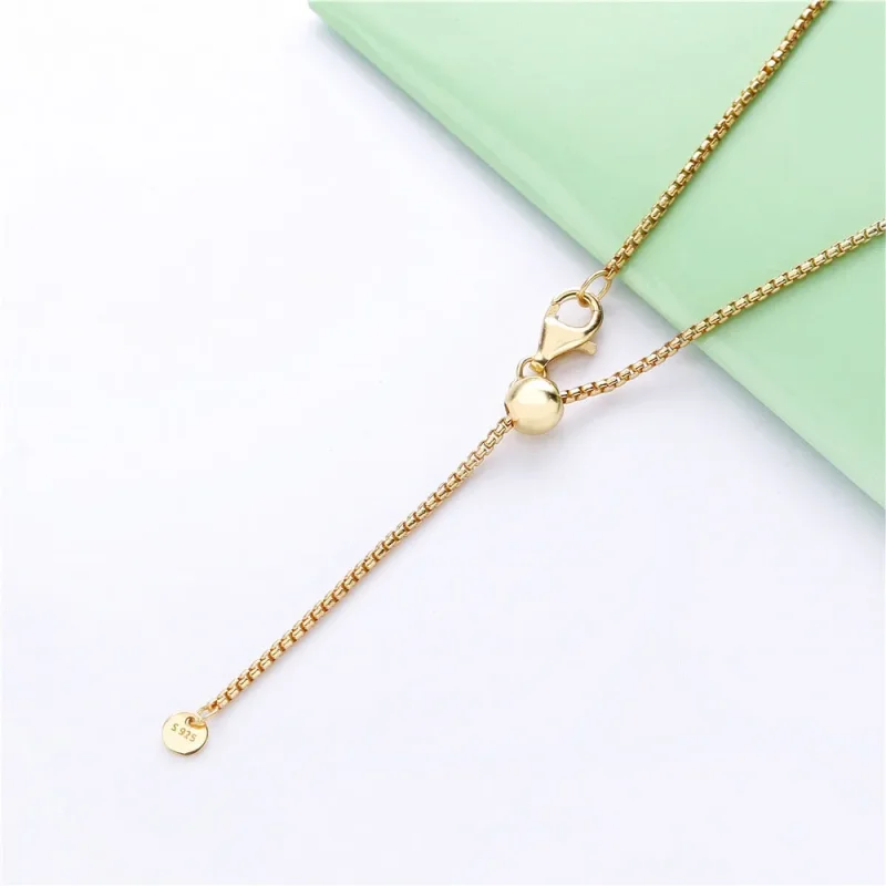 (bilde for) Flower stem Pandora Shine collier with clear cubic zirconia - 367958CZ-50 - Vis 4