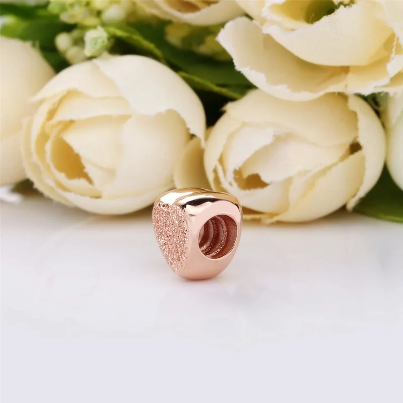 (bilde for) Matt Brilliance Heart Charm, Pandora Rose™ - 787881 - Vis 3