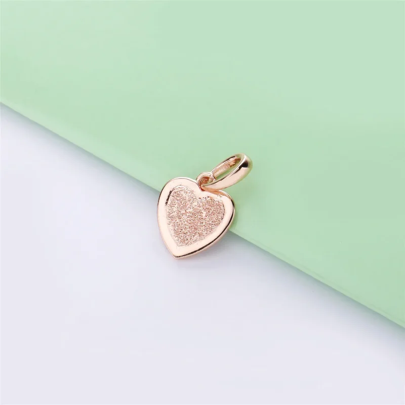 (bilde for) Matt Brilliance hjerteanheng, Pandora Rose™ - 387926 - Vis 2