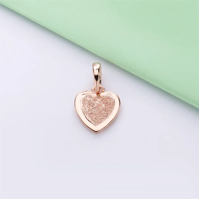 (bilde for) Matt Brilliance hjerteanheng, Pandora Rose™ - 387926 - Vis 3